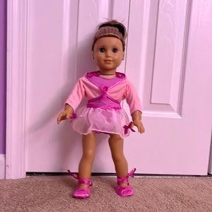 American Girl Doll size ballet outfit (doll not included)